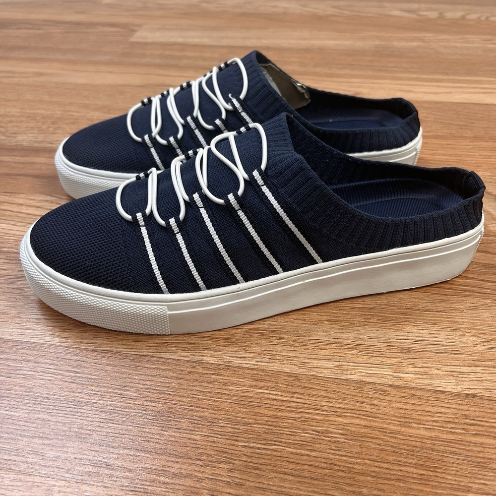 Comfortview Ahtletic Charlotte Sneaker Slide Navy Blue Women's‎ Size 7.5